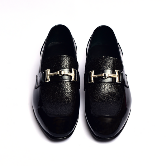 Gallant Black 100% leather Shoes