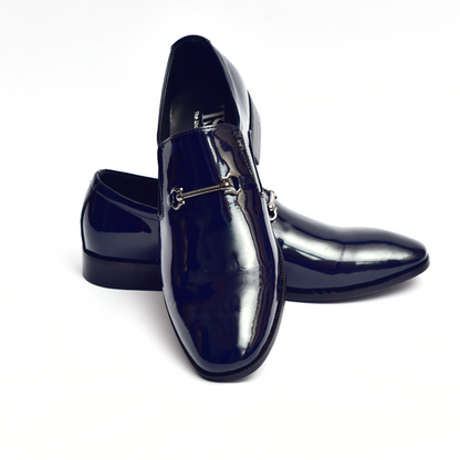 Mamba Blue 100 % Leather Shoes