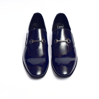 Mamba Blue 100 % Leather Shoes