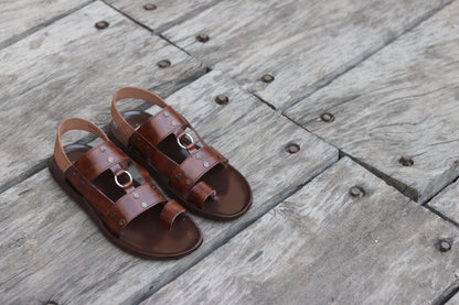 Hebilla 100 % Leather Sandals