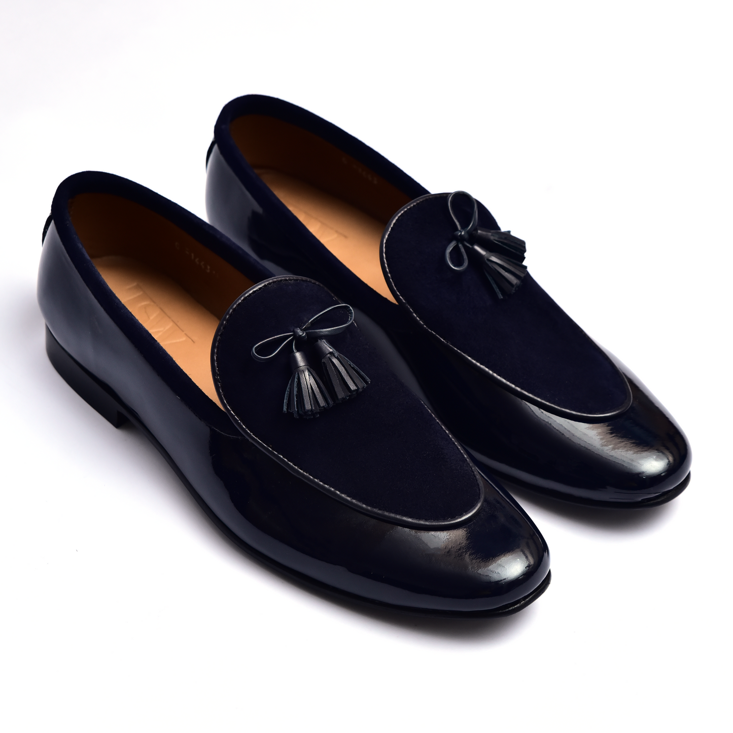 Ornates blue 100% Leather Shoes